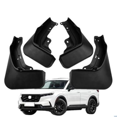 Imagem de Para-lamas e Protetores contra Respingos para Honda CR-V CRV 2023-2025, Alargadores de Para-lamas Dianteiros e Traseiros, Para-lamas em ABS, Protetores contra Lama, Pedras e Detritos