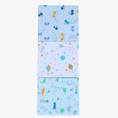 Imagem de Kit Cueiro Estampado Azul Karinho - piccolo