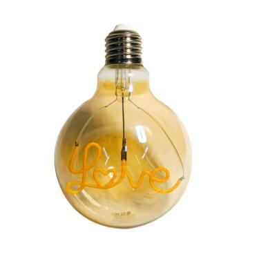 Imagem de Lâmpada De Filamento Love Âmbar G125 4W 2200K E27 Bivolt - Embu Led