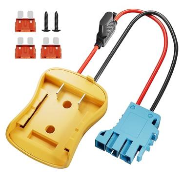Imagem de RVBOATPAT Conversores de bateria de cabo de 12 AWG com conector de arnês de cabo de substituição de 12 V para bateria SLA Peg-Perego de 12 volts