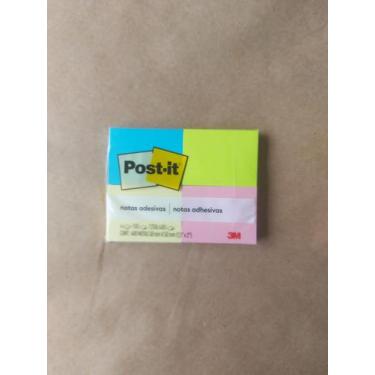 Imagem de Bloco adesivo 3M post-it 38X50mm com 4 blocos