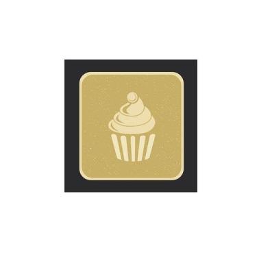 Imagem de Placas decorativas cafe cupcake - 10x10 - MODA DO CHEF