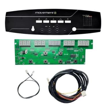 Imagem de Kit Placa Pci C/ Cristal + Adesivo Painel Esteira Lx160 G2 Movement