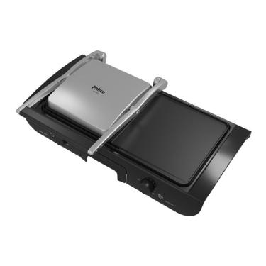 Imagem de Grill Philco Pgr31 2 Em 1 Inox / Preto 220v