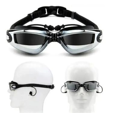 Imagem de Oculos Mergulho Nataçao Protetor Ouvido Auricular Antiembaçamento Prot