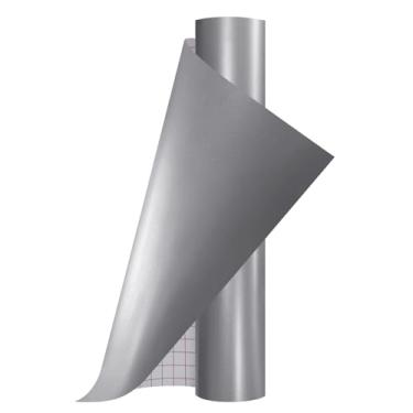 Imagem de Ant Vinil permanente adesivo inteligente compatível com a série Cricut Explore and Maker sem tapetes de corte, crie projetos DIY, decalques, adesivos e muito mais (prata, 33 cm x 1,5 m)