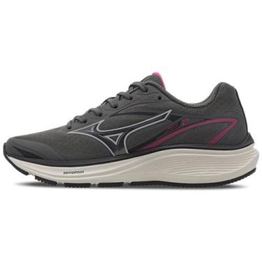 Imagem de Tênis de Corrida Mizuno Atlantis 2 Feminino, Cinza, 38