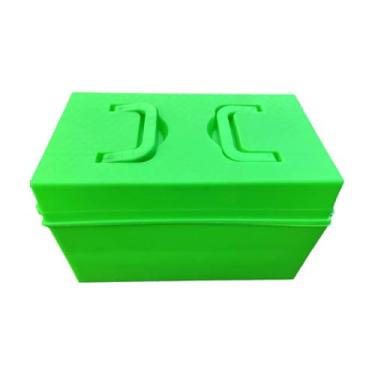 Imagem de Generic Caixa de bateria para bicicleta elétrica, suporte de bateria, proteção profissional portátil, 48V 20A, caixa de transporte universal para triciclos, Verde