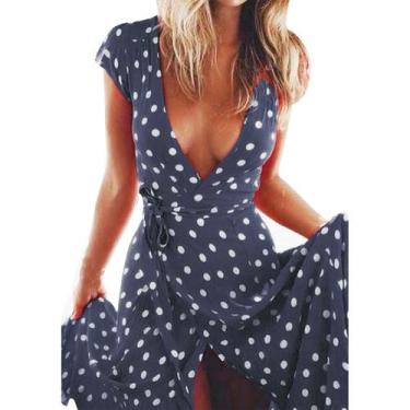 Imagem de Vestido feminino verão boho longo noite festa coquetel vestido de prai