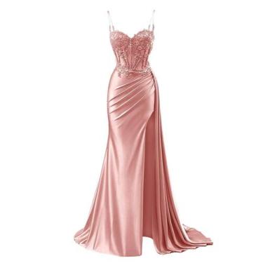 Imagem de Vestido de baile feminino RUMUGUYA, tamanho grande, sereia, renda, cet