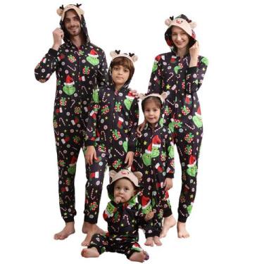 Imagem de Pijamas FOTN Ugly Christmas Family Matching Women S701