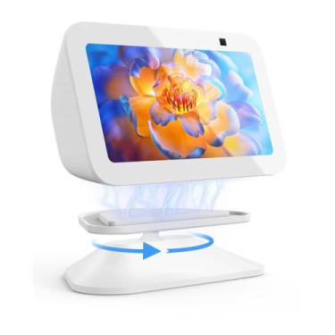 Imagem de Suporte Maxonar para Echo Show 5 (3ª geração) ajustável branco