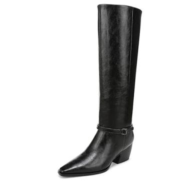 Imagem de Franco Sarto Bota feminina Vanesha Fashion, Couro sintético preto, 36