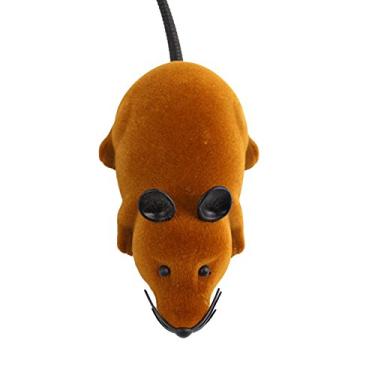 Imagem de Zerodis Produtos para Animais de Estimação Brinquedos para Gatos Rato Com Controle Remoto para Crianças 3 Plus Diversão Interativa Tamanho de Plástico Portátil 8,7 por 3 por 2,4 Em Controle Remoto