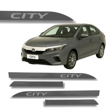 Imagem de Friso Porta Honda City Original Cinza Barium 2015 à 2023