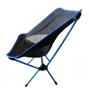 Imagem de Cadeira Em Alumínio Portátil Dobrável Ultraleve Praia Camping Pesca Com(82x 41x 88cm Melhor)