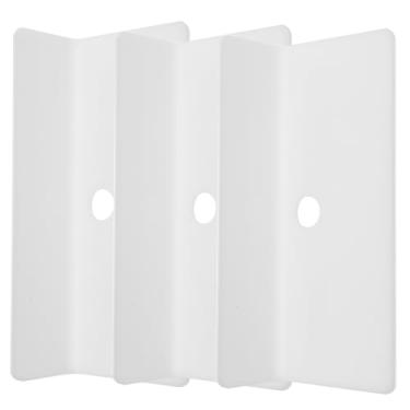 Imagem de Prateleira flutuante de acrílico com 3 peças para cosméticos, sala de estar, banheiro, suporte adesivo versátil para armazenamento de parede