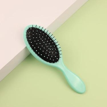 Imagem de Escova de cabelo desembaraçadora, cerdas ultramacias, desembaraçadora, desliza através de emaranhados para todos os tipos de cabelo seco e molhado para mulheres e homens (verde)