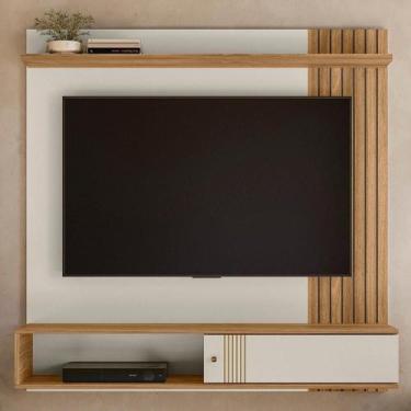 Imagem de Painel Suspenso Para Tv 55 Pol 136 Cm 8650 Off White Nature Plla Off W