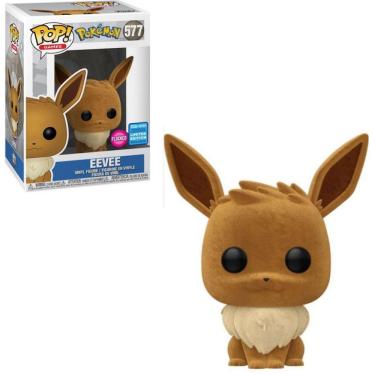 Imagem de Funko Pop Pokemon 577 Eevee Flocked Limited Edition