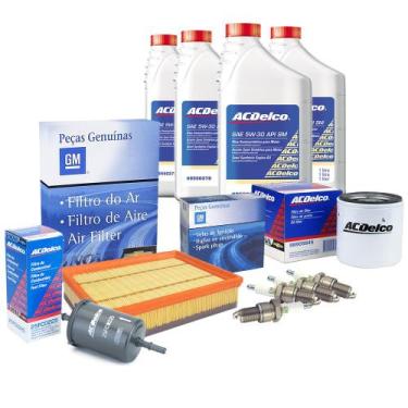 Imagem de Kit Revisao Troca De Oleo Filtros Velas 1.0 Pecas Genuinas Gm Onix pri
