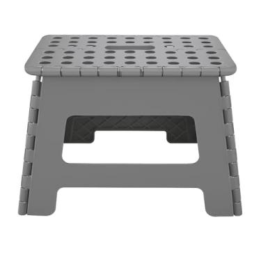 Imagem de Banqueta Plástico Dobrável Banco Portátil Até 150kg 22cm