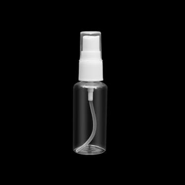 Imagem de 2 frascos de spray cosméticos transparentes recarregáveis de plástico PET para viagem, dispensador portátil de spray de líquidos, 30 ml, 1 Ounces