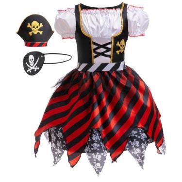 Imagem de Costume BanKids Pirate Kids Pirate Hat, tapa-olhos 7-8Y (L)