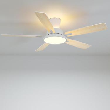 Imagem de Ventilador de teto TALOYA de 52 polegadas de baixo perfil com luzes e 