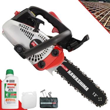 Imagem de Motosserra Profissional Kawashima Kcs 260-p à Gasolina 25,4cc Com Sabre 12 6600200 + Óleo Stihl 8017