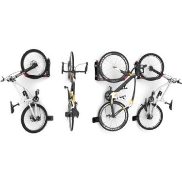 Imagem de Suporte de bicicleta TORACK No Lifting Swivel Wall Mount, pacote com 4