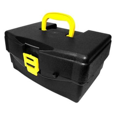 Imagem de Caixa Hi Preto com 4 Bandejas (34x23x16,5cm)