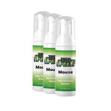 Imagem de Pacote sem piolho Mousse Nit com 3 frascos de 237 ml de enzima - Nit F