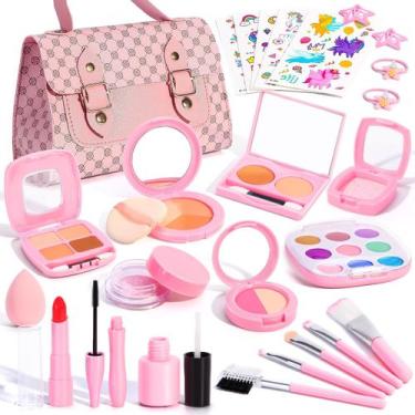 Imagem de Conjunto de maquiagem para crianças de 3 a 8 anos com maquiagem e bols