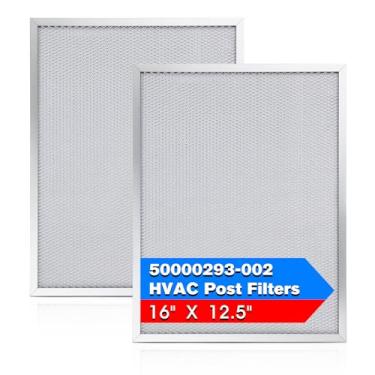 Imagem de Filtros de pós-purificador de ar HVAC 50000293-002 40,6 cm x 31,8 cm de substituição Honeywell Filtros de limpeza de ar eletrônicos F300 F300A F50F F58F serve para filtros de malha de forno HVAC
