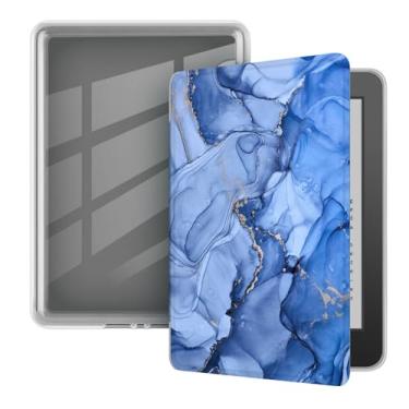 Imagem de Akacy Capa transparente e macia com estampa pintada para Amazon Kindle com 8ª geração (versão 2016), fina e leve, à prova d'água (26)