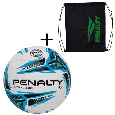 Imagem de Kit 01 Bola De Futsal Penalty RX 500 XXIII 2023+1 Bolsa,Sacola Penalty De Ginastica Academia Gym Bag-Masculino