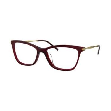 Imagem de Armação De Óculos Ana Hickmann Ah6284 C04 Vermelho Brilho-Feminino