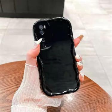 Imagem de Capa macia para Samsung A55 A54 5G A 54 A53 A35 A34 A52S A52 A51 A15 A14 A13 A50 A32 A30 A24 A22 A23 A12, 03 preta, para Samsung A35 5G