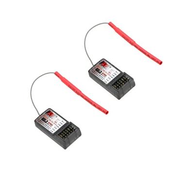Imagem de Matybobe 2 Pcs Flysky FS-R6B 2.4Ghz 6CH Receiver for Flysky TH9X FS-CT6B FS-T6 Transmitter