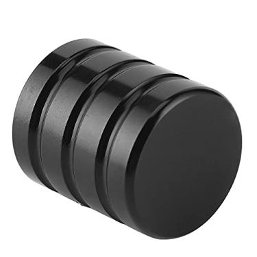 Imagem de Matybobe Capa de equalizador de mudança de salto de alumínio compatível com FLHT FLHR FLHX CVO 1980-2019 Trike (preto)