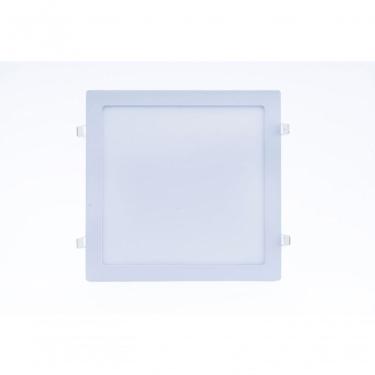 Imagem de Plafon Led Slim 12w Redondo Embutir 3000k Branco Quente Bivolt - Kit Com 3 Un.