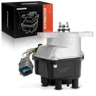 Imagem de A-Premium Distribuidor de ignição com tampa e rotor compatível com Honda Civic Si 1999-2000, Civic del Sol 1996-1997, 1.6L