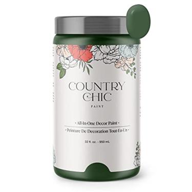 Imagem de Tinta estilo giz – para móveis, decoração de casa, artesanato – Ecológico – tudo em um – sem necessidade de cera – Cores da coleção Lustrum (fogos de artifício [verde floresta], 1 litro (947 g)