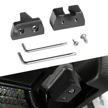 Imagem de Lesiyou Bloqueio OBD2 antifurto, trava de alumínio OBD com 2 portas, protetor de porta de diagnóstico de carro, OBD Guard compatível com veículos fabricados em 1996 e posteriores (preto)