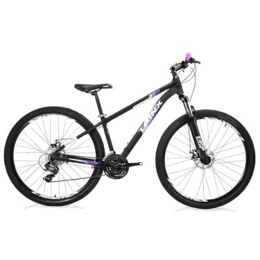 Imagem de Bicicleta Mountain Bike Aro 17 Roxa,Resistente, Confortável e Ideal para Uso Urbano e Trilhas Leves