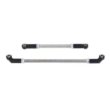 Imagem de Generic Haste de Tração de Conexão de Direção, Kit de Controle de Kit de Direção Rc de Haste de 104 Mm 7 Mm Precisa de Conexão Estável para Escala VP F10 1/10 (Preto)