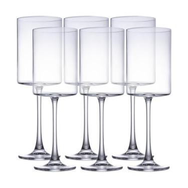 Imagem de Jogo de 6 taças para Vinho Branco - Kubitto - Cristal Ecológico - 380ml - Transparente - Bohemia