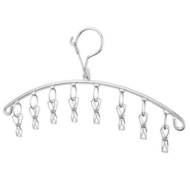 Imagem de Varal 40 Prendedores Inox, Dobrável para Calcinha, Cueca e Meia, Ideal para Pequenos Itens(Varal Com 8 Prendedor)