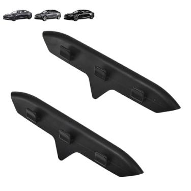 Imagem de XhuangTech Pacote com 2 ganchos de encosto de cabeça para modelo 3/A/S (2021-2025), suporte de armazenamento ajustável para banco traseiro de carro, organizador interno automotivo para bolsas, bolsas